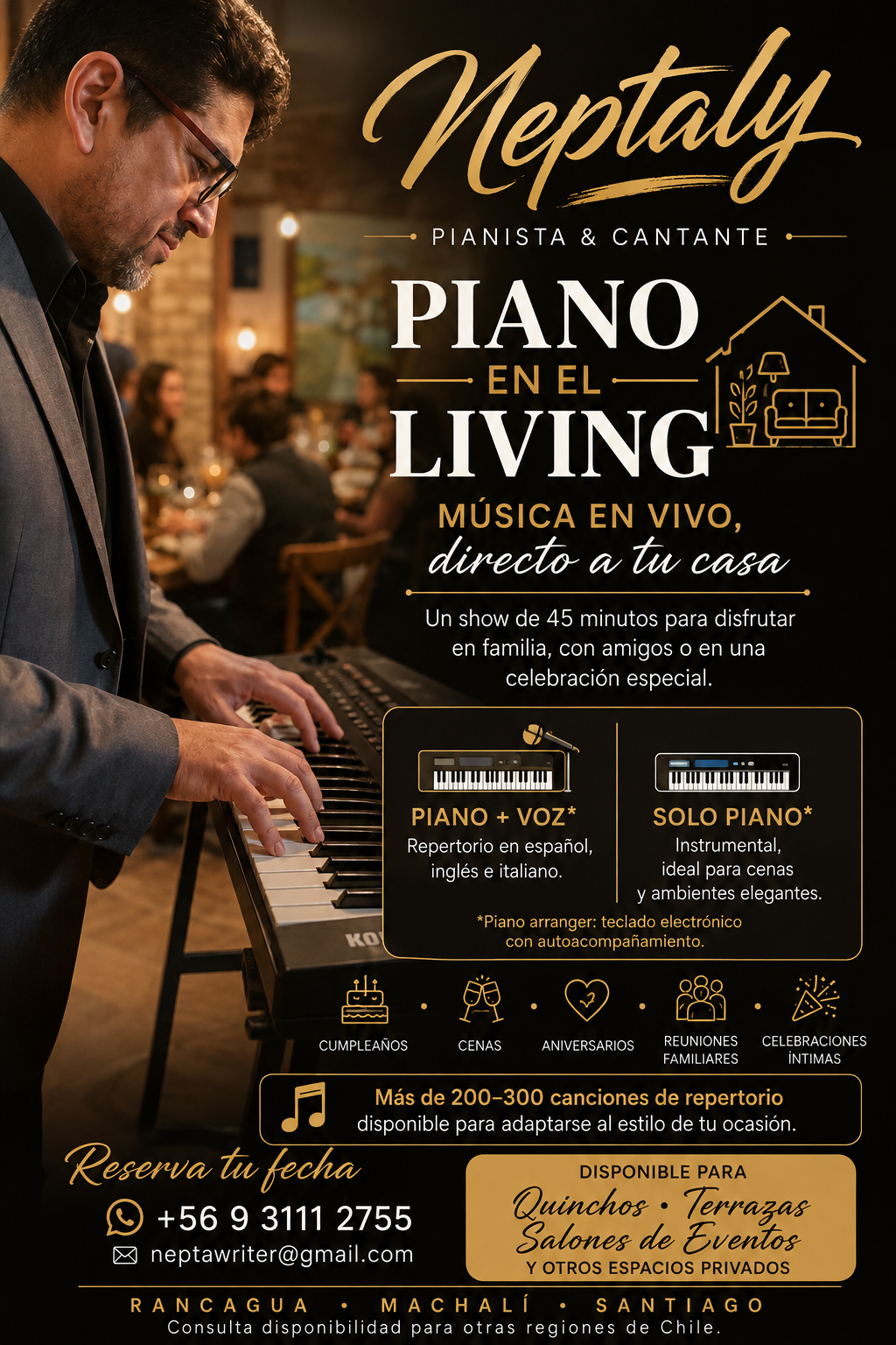 Piano en el Living